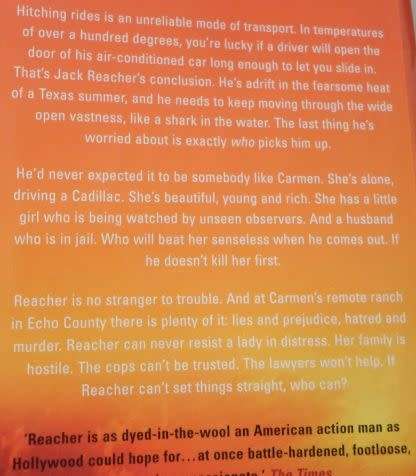 ECHO BURNING - LEE CHILD ( JACK REACHER NOVEL )