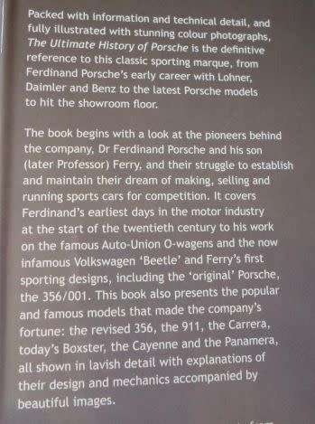 THE ULTIMATE HISTORY OF PORSCHE - STUART GALLAGHER WITH HELEN SMITH