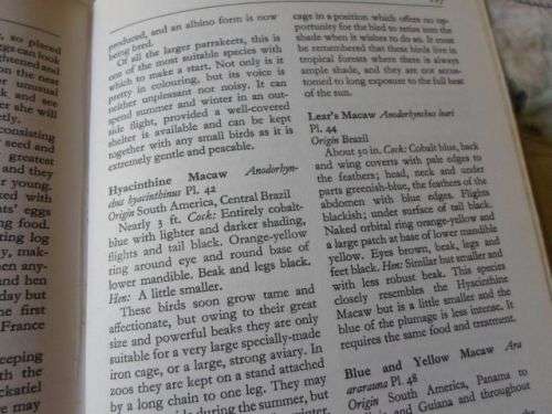 THE HANDBOOK OF FOREIGN BIRDS VOL 2 - A RUTGERS