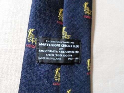 OLD LORD'S CRICKET TIE