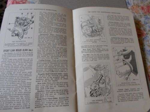 AUSTIN A30  ' SEVEN " RUNNING AND MAINTENANCE INSTRUCTIONS ( 1954 )