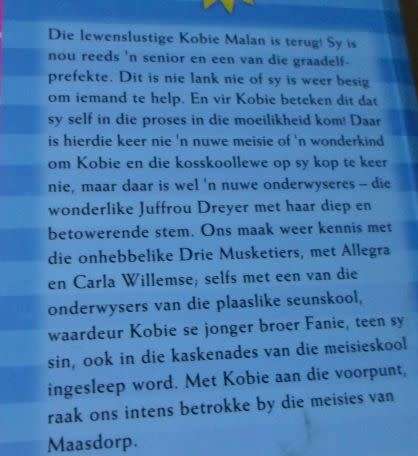 MAASDORP SE NUWE ONDERWYSERES - STELLA BLAKEMORE