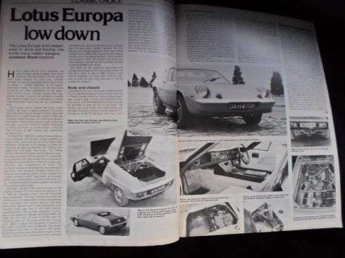 THOROUGHBRED & CLASSIC CARS MAGAZINE MAY 1981 ( MICRO CARS , LOTUS EUROPA JAGUAR XJS )