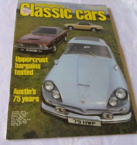 THOROUGHBRED & CLASSIC CARS MAGAZINE AUGUST 1981 ( TRIUMPH SPITFIRE , AUSTIN ,
