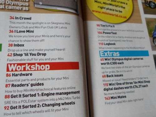 MINI WORLD MAGAZINE JANUARY 2007