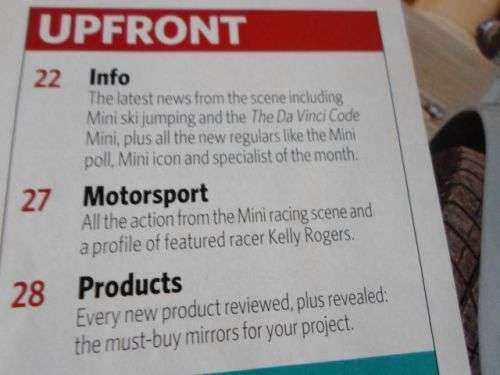 MINI  MAGAZINE MAY 2006