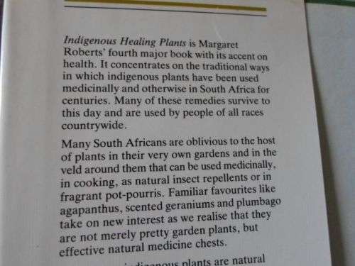 INDIGENOUS HEALING PLANTS - MARGARET ROBERTS (  weight 1,5 kg )