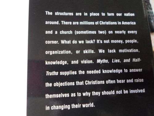 MYTHS, LIES, & HALF TRUTHS - HOW MISREADING THE BIBLE NEUTRALIZES CHRISTIANS - GARY DEMAR  ( 0,60 kg