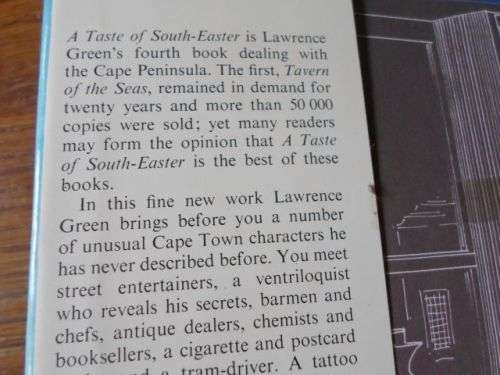 A TASTE OF THE SOUTH-EASTER - LAWRENCE G GREEN ( weight 0,40 kg )