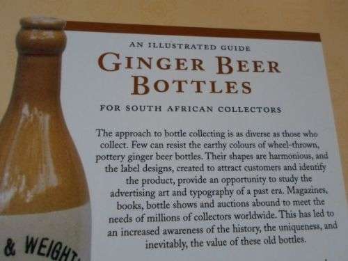 GINGER BEER BOTTLES - AN ILLUSTRATED GUIDE FOR SOUTH AFRICAN COLLECTORS - ETHLEEN LASTOVICA 0,60 kg