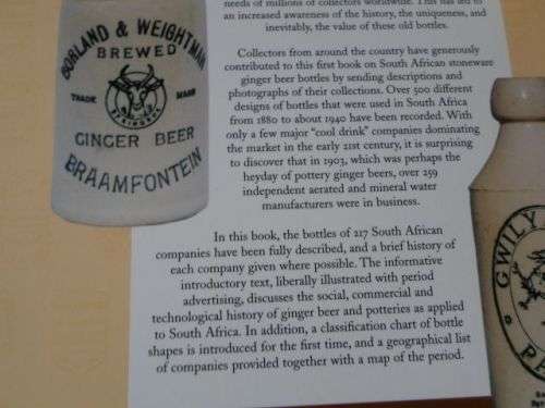GINGER BEER BOTTLES - AN ILLUSTRATED GUIDE FOR SOUTH AFRICAN COLLECTORS - ETHLEEN LASTOVICA 0,60 kg