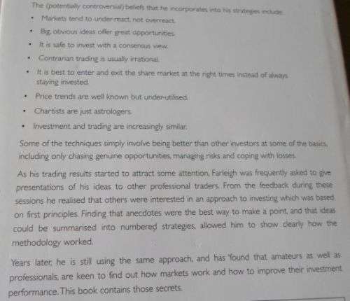 TAMING THE LION - 100 SECRET STRATEGIES FOR INVESTING - RICHARD FARLEIGH ( 0,40 kg )