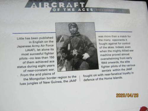 JAPANESE ARMY AIR FORCE ON THE ATTACK - OSPREY AVIATION / AIRCRAFT OF THE ACES NR 20