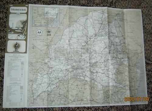 OLD TRANSVAAL  AA CALTEX - MAP