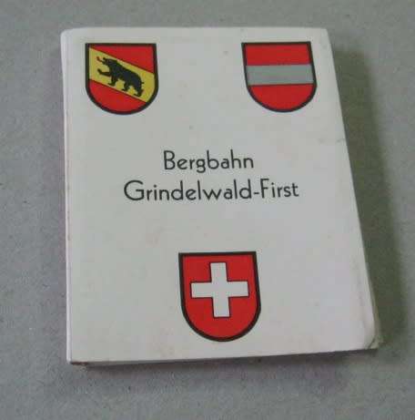 BERGBAHN GRINDELWALD-FIRST ( SWITZERLAND - SMALL PHOTO CARDS )