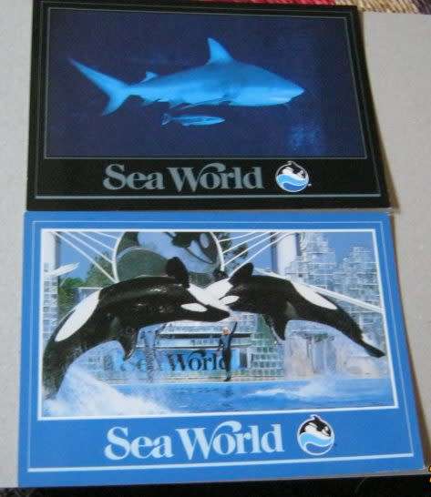 OLD ` SEA WORLD `    POST CARD x 5