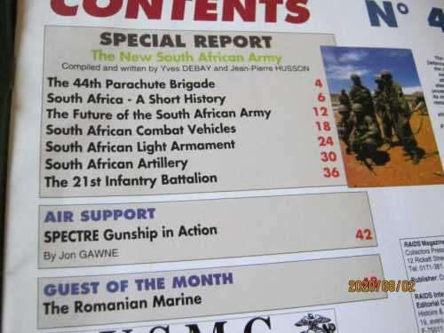 RAIDS MAGAZINE JUNE 1995 ( NEW S.A. ARMY, PARABATS, 21 BN , S.A. WEAPONS, ARMOUR, ARTILLERY
