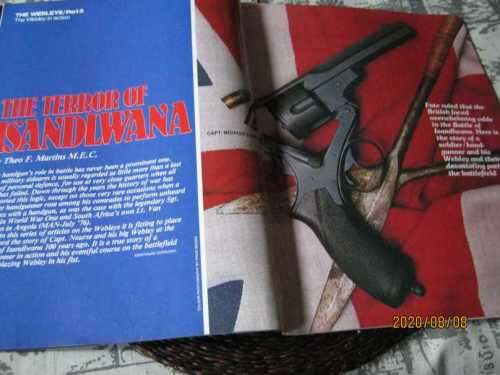 S.A. MAN MAGAZINE JUNE 1980 ( WEBLEY REVOLVER , KNIFE MAKING , DE BEER - KNIFE MAKER  )