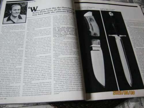 S.A. MAN MAGAZINE JUNE 1980 ( WEBLEY REVOLVER , KNIFE MAKING , DE BEER - KNIFE MAKER  )