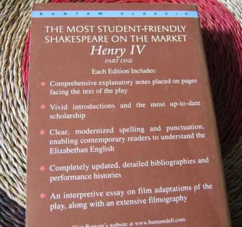 HENRY IV PART ONE - SHAKESPEARE - BANTAM CLASSIC