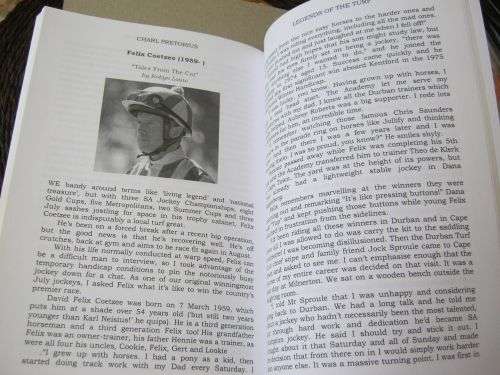 LEGENDS OF THE TURF - VOLUME 2 - RARE PROFILES FROM S.A. HORSERACING HISTORY -  CHARL PRETORIUS