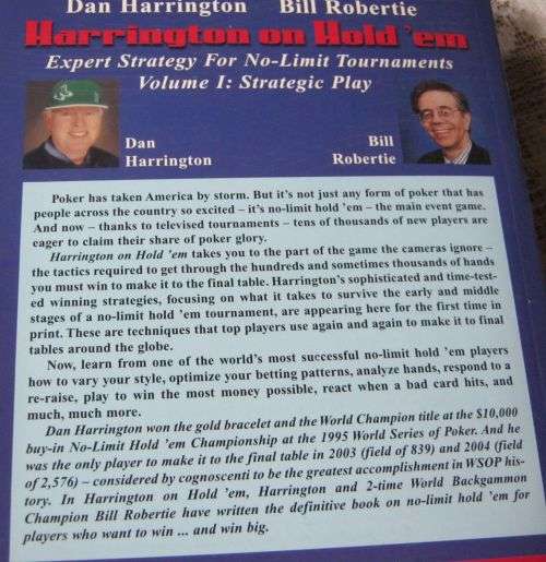 HARRINGTON ON HOLD'EM - VOLUME 1 - STRATEGIC PLAY - DAN HARRINGTON AND BILL ROBERTIE