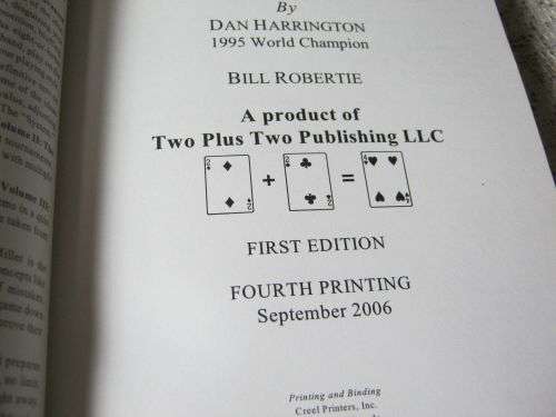 HARRINGTON ON HOLD'EM - VOLUME 1 - STRATEGIC PLAY - DAN HARRINGTON AND BILL ROBERTIE