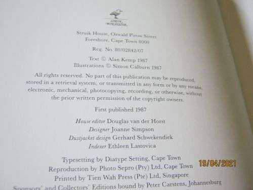 THE OWLS OF SOUTHERN AFRICA - ALAN KEMP & SIMON CALBURN
