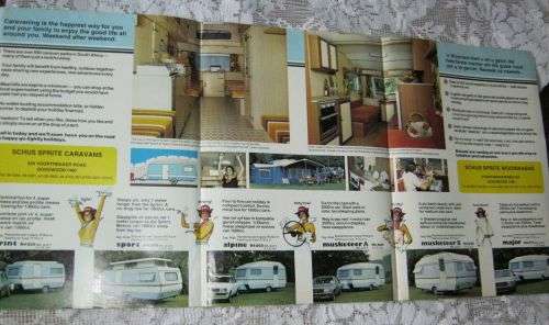 VINTAGE SPRITE CARAVANS - SALES / PROMOTIONAL BROCHURE