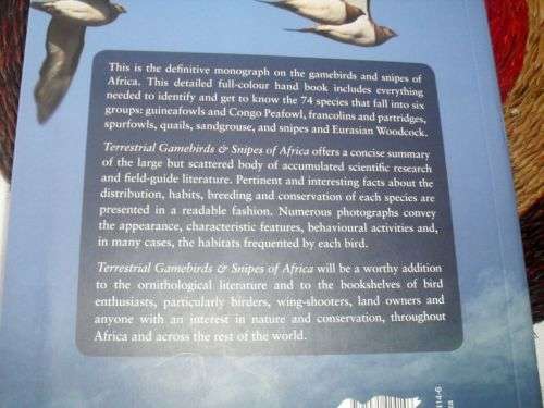 TERRESTRIAL GAMEBIRDS & SNIPES OF AFRICA - ROB LITTLE
