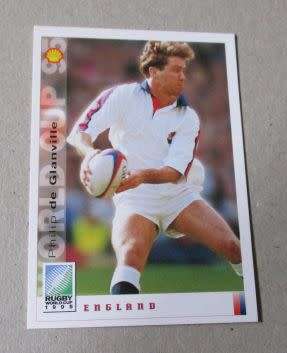 PHILIP DE GLANVILLE - ENGLAND - RUBY WORLD CUP 1995 - SPORTS DECK CARD NR 044