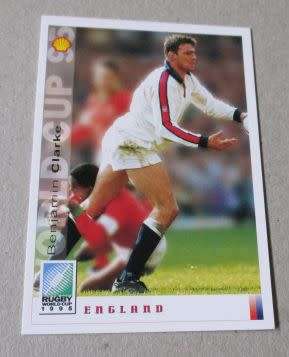 BENJAMIN CLARKE  - ENGLAND - RUBY WORLD CUP 1995 - SPORTS DECK CARD NR 035