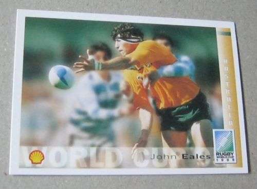 JOHN EALES - AUSTRALIA - 1995 RUGBY WORLD CUP SPORTS DECK CARD