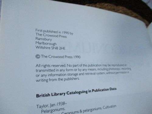 PELARGONIUMS FOR COLOUR AND VARIETY - JAN TAYLOR