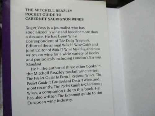 THE MITCHELL BEAZLEY POCKET GUIDE TO CABERNET SAUVIGNON WINES - A WORLD GUIDE TO THE VINE, THE WINES