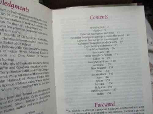 THE MITCHELL BEAZLEY POCKET GUIDE TO CABERNET SAUVIGNON WINES - A WORLD GUIDE TO THE VINE, THE WINES