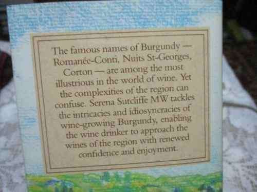 SERENA SUTCLIFFE`S POCKET GUIDE TO - THE WINES OF BURGUNDY - MITCHELL BEAZLEY ( HUGH JOHNSON INTRO )