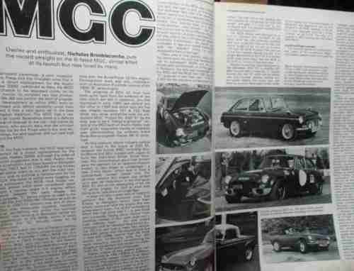 THOROUGHBRED & CLASSIC CARS MAGAZINE DECEMBER 1977 ( MGC, AUSTIN HEALEY 3000, AC ACE,