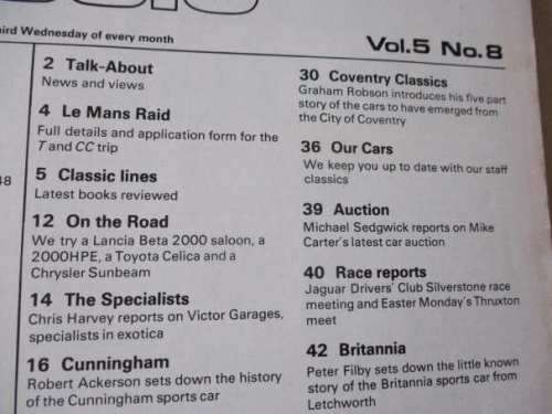 THOROUGHBRED & CLASSIC CARS MAGAZINE MAY 1978 ( AUSTIN A30/35 )