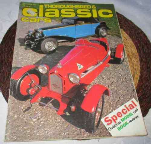 THOROUGHBRED & CLASSIC CARS MAGAZINE DECEMBER 1978 ( BMW 323i, LOTUS 23, RELIANT SCIMITAR GTE )