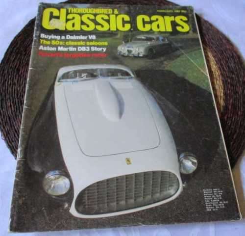 THOROUGHBRED & CLASSIC CARS MAGAZINE FEBRUARY 1982 ( DAIMLER V8, LANCEFIELD, FERRARI MILLE MIGLIA )