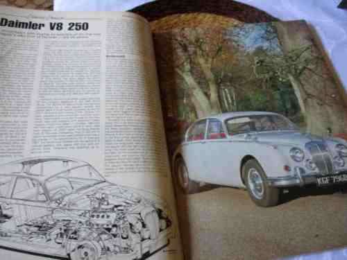 THOROUGHBRED & CLASSIC CARS MAGAZINE FEBRUARY 1982 ( DAIMLER V8, LANCEFIELD, FERRARI MILLE MIGLIA )
