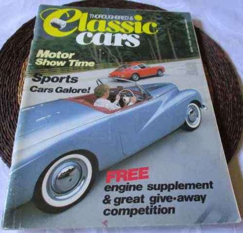 THOROUGHBRED & CLASSIC CARS MAGAZINE NOVEMBER 1984( ASTON MG, SUNBEAM ALPINE, VAUXHALL,