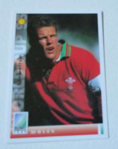 GARETH LLEWELLYN - WALES - 1995 RUGBY WORLD CUP SPORT DECK CARD NR 121