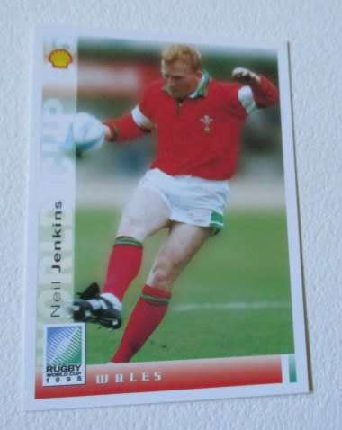 NEIL JENKINS - WALES - 1995 RUGBY WORLD CUP SPORT DECK CARD NR 123
