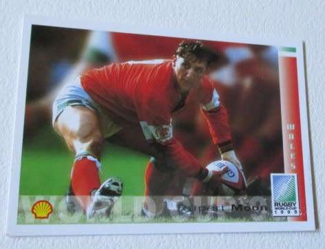 RUPERT MOON - WALES - 1995 RUGBY WORLD CUP SPORT DECK CARD NR 115