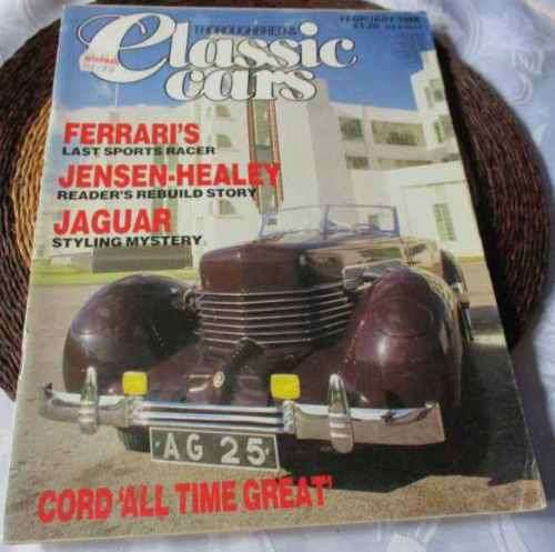THOROUGHBRED & CLASSIC CARS MAGAZINE FEBRUARY 1986 ( JENSEN-HEALEY, MORRIS MINOR, MERCEDES W108-9 )