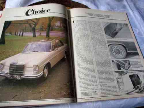 THOROUGHBRED & CLASSIC CARS MAGAZINE FEBRUARY 1986 ( JENSEN-HEALEY, MORRIS MINOR, MERCEDES W108-9 )