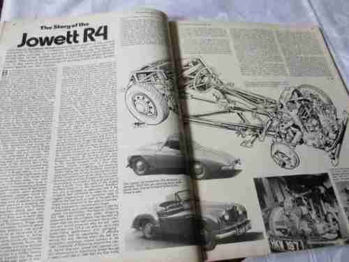 THOROUGHBRED & CLASSIC CARS MAGAZINE OCTOBER 1979 ( MASERATI 450S, MORRIS MINOR, MG, JOWETT R4 )