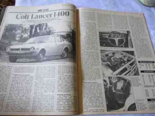 AUTOCAR MAGAZINE 23 AUGUST 1975 ( MAZDA 818, DATSUN 140J,  COLT LANCER 1400, TRIUMPH 1300 / 1800 )